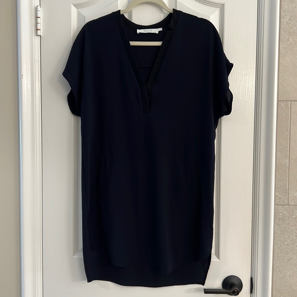 ASTR Navy Blue Dress
